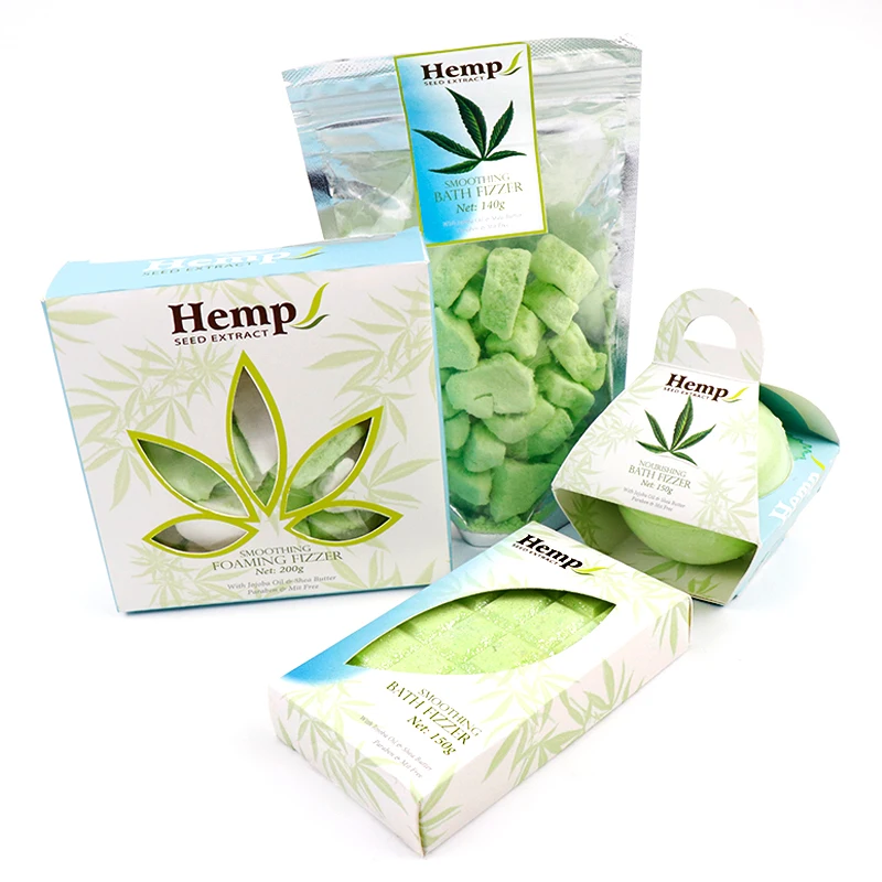  Расслабляющее органическое конопляное масло Cbd ручной работы от производителя бомбочка для ванны соли