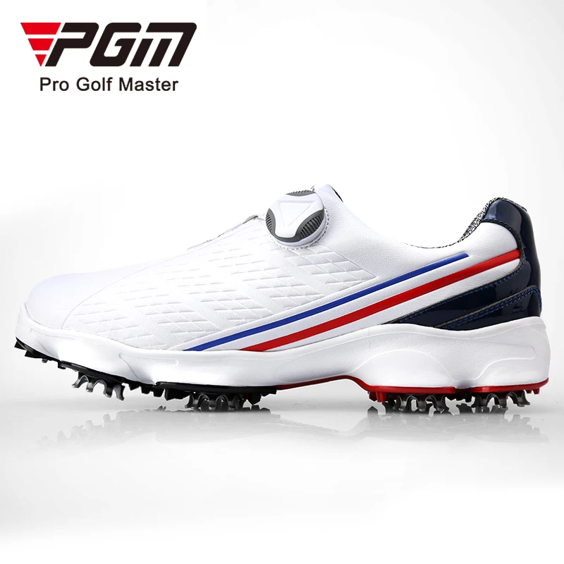 PGM мужские водонепроницаемый сменный Non-slip (MAINLAND) на шнуровке Обувь для игры в гольф
