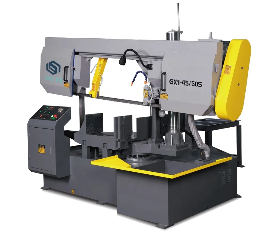 Automatic Scrap Metal Cable Crusher New Copper Wire Recycling Shredder Hydraulic Tension Gear Manual Band Band Saw Machines