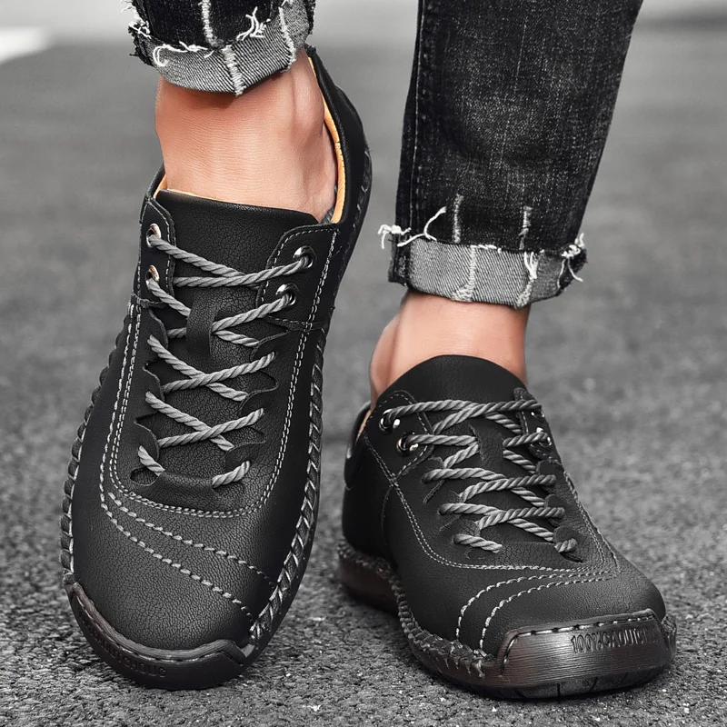 Fashionable Business Style Cool Stylish Urban Soft Foldable Leisure Men Shoes