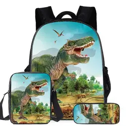 Wholesale/Customized Printing Kids Dinosaur Backpack Sets, Customized School Backpack,Dinosaurs Shoulder Bags