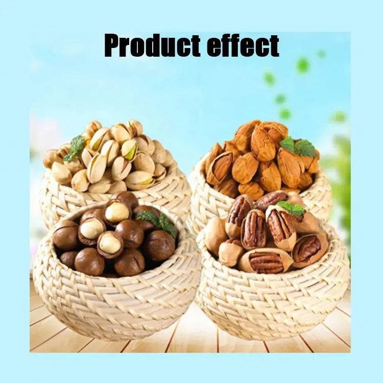 Машина для жарки кешью из нержавеющей стали газовая вращающаяся барабанная машина орехов арахиса миндаля