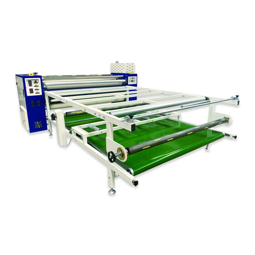 HJD Factory Direct Sublimation Roller Heat Transfer Machine Press Oil Rotary Roller Sublimation Printing Machine For Fabric