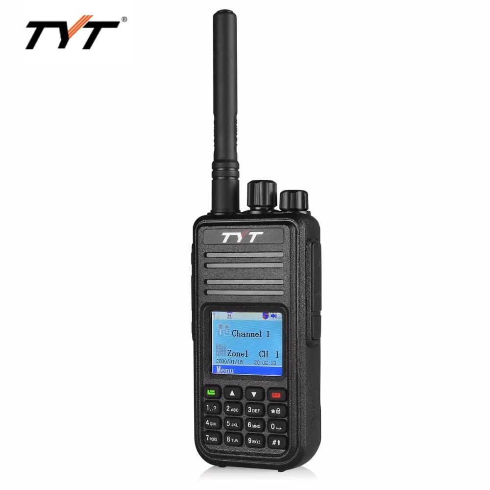 Tyt Md-380 Dmr/moto Trbo Ham Two Way Radio Handheld High Quality Uhf Vhf Gps Transceiver Compatible With Mototrbo Digital Uv