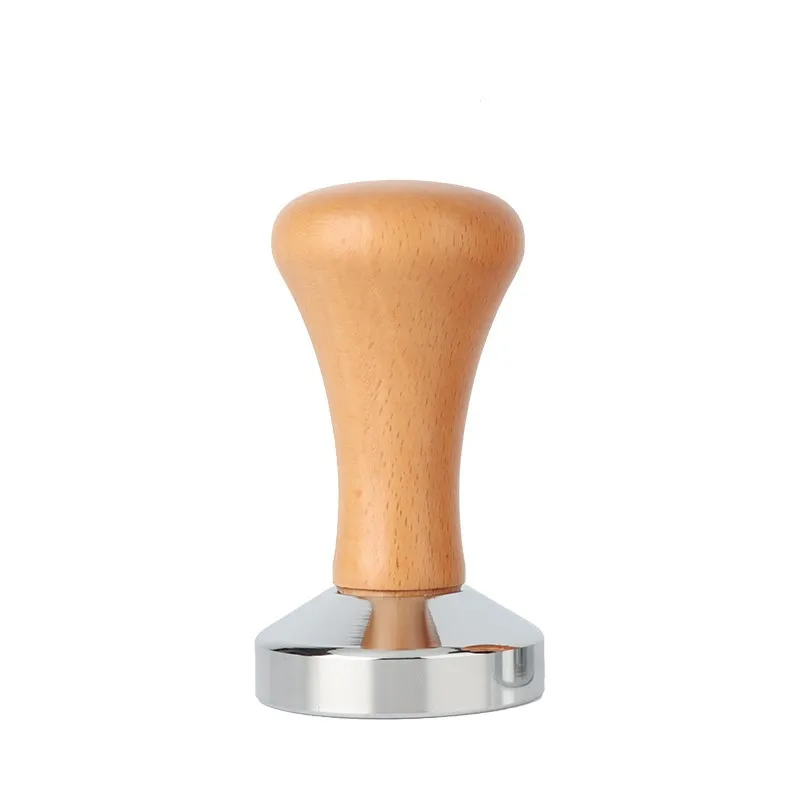 Cafe Accessories Coffee Tamper Coffee Distributor S49/51/53/58mm Coffee Hammer Tamper Espresso Press Force Powder Tamper