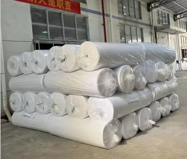160gram 180gram 200gram white painter felt with PE film rolls in 1m width  for sales