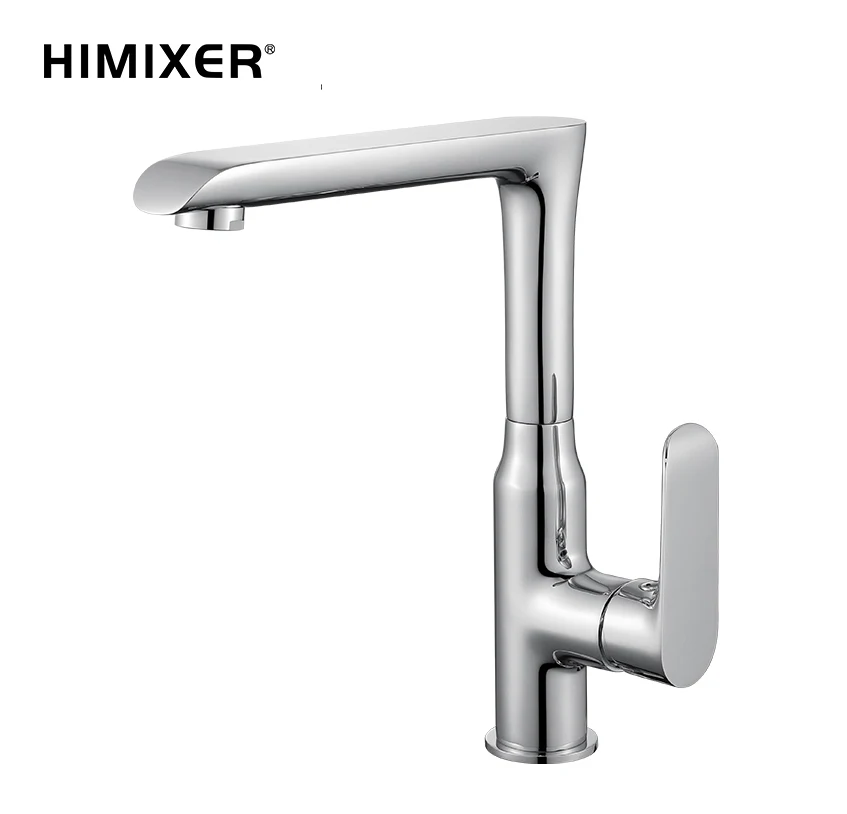 Himixer Kaiping supplier excellent quality single lever brass kitchen sinks mixer taps