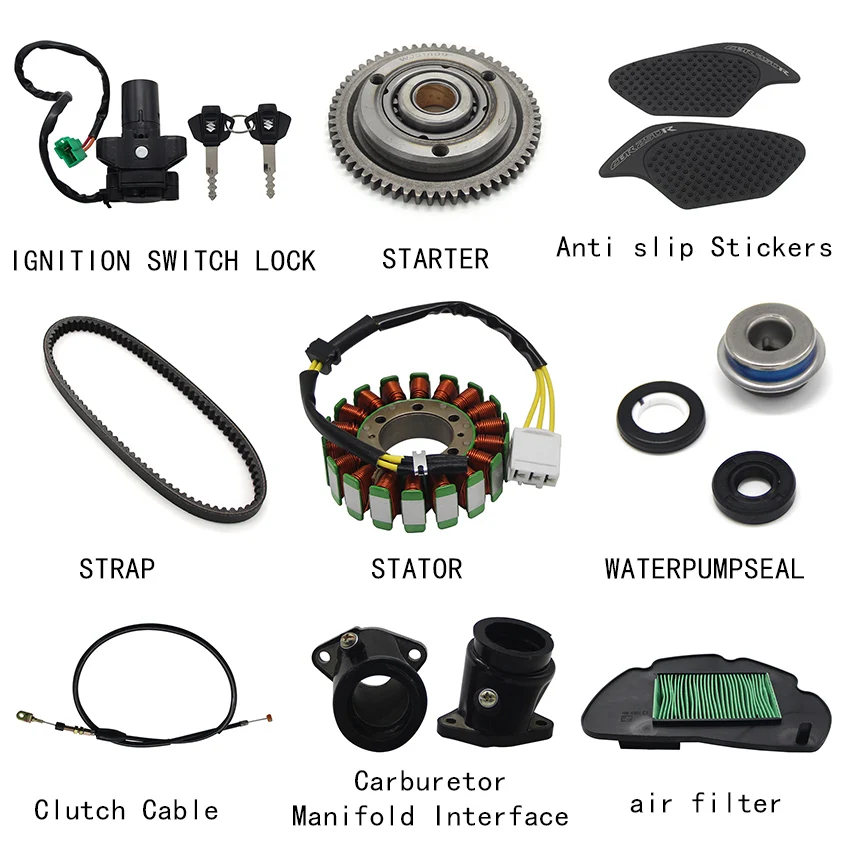 Motorcycle spare parts Oil seals kit for honda Front Fork Damper Oil Seal Rubber Valve Stem Clutch oil Dust Wiper Seal parts