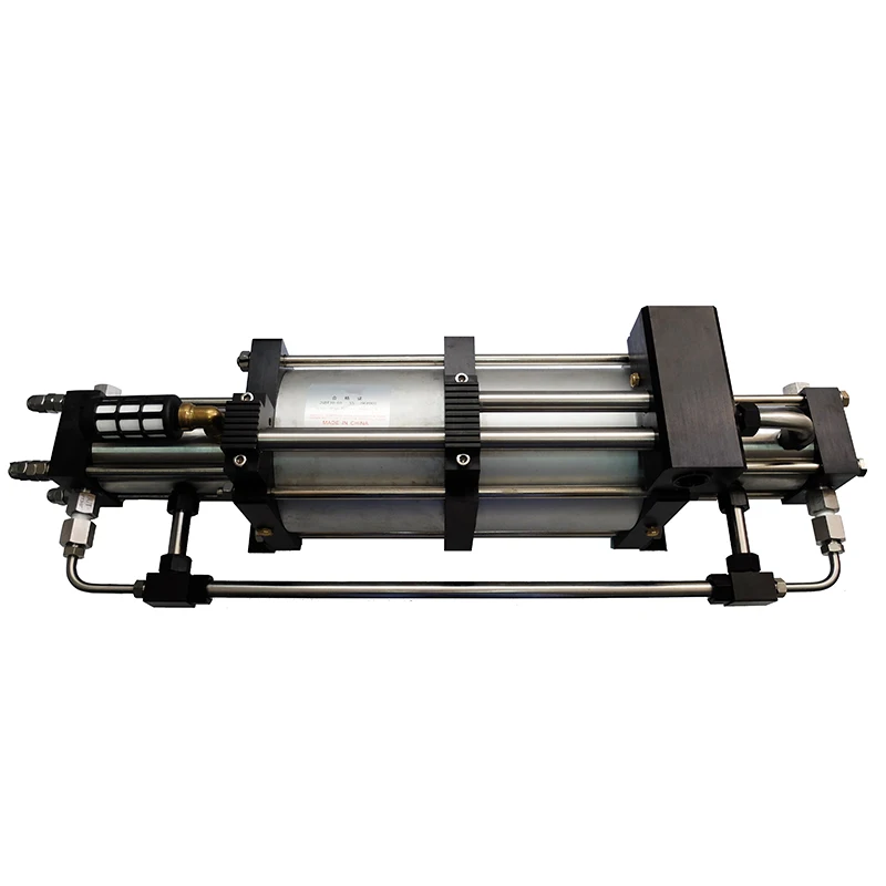 USUN Model:US-2GBT15/60  200-400 Bar  Stainless steel  High pressure  gas booster pump system with inlet gas filter and gauges