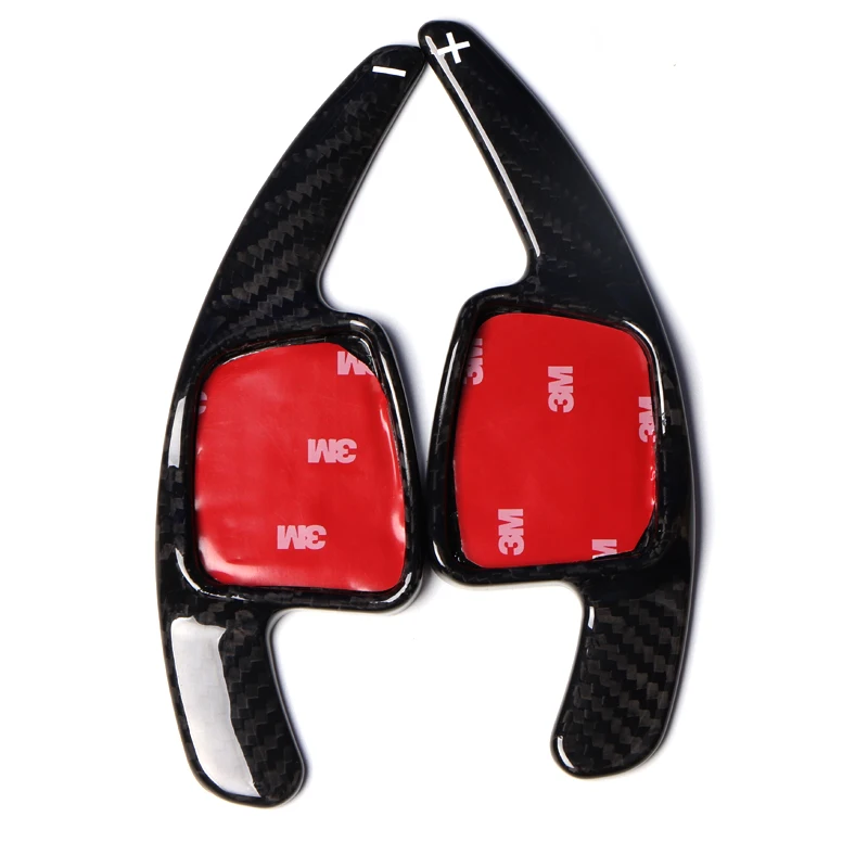 Genuine Carbon Fiber Steering Wheel Shift Paddle Extension For Audi A1 A3 A4L A5 A6L A7 A8 S3 S5 Q3 Q5 Q7 S5 TT TTS