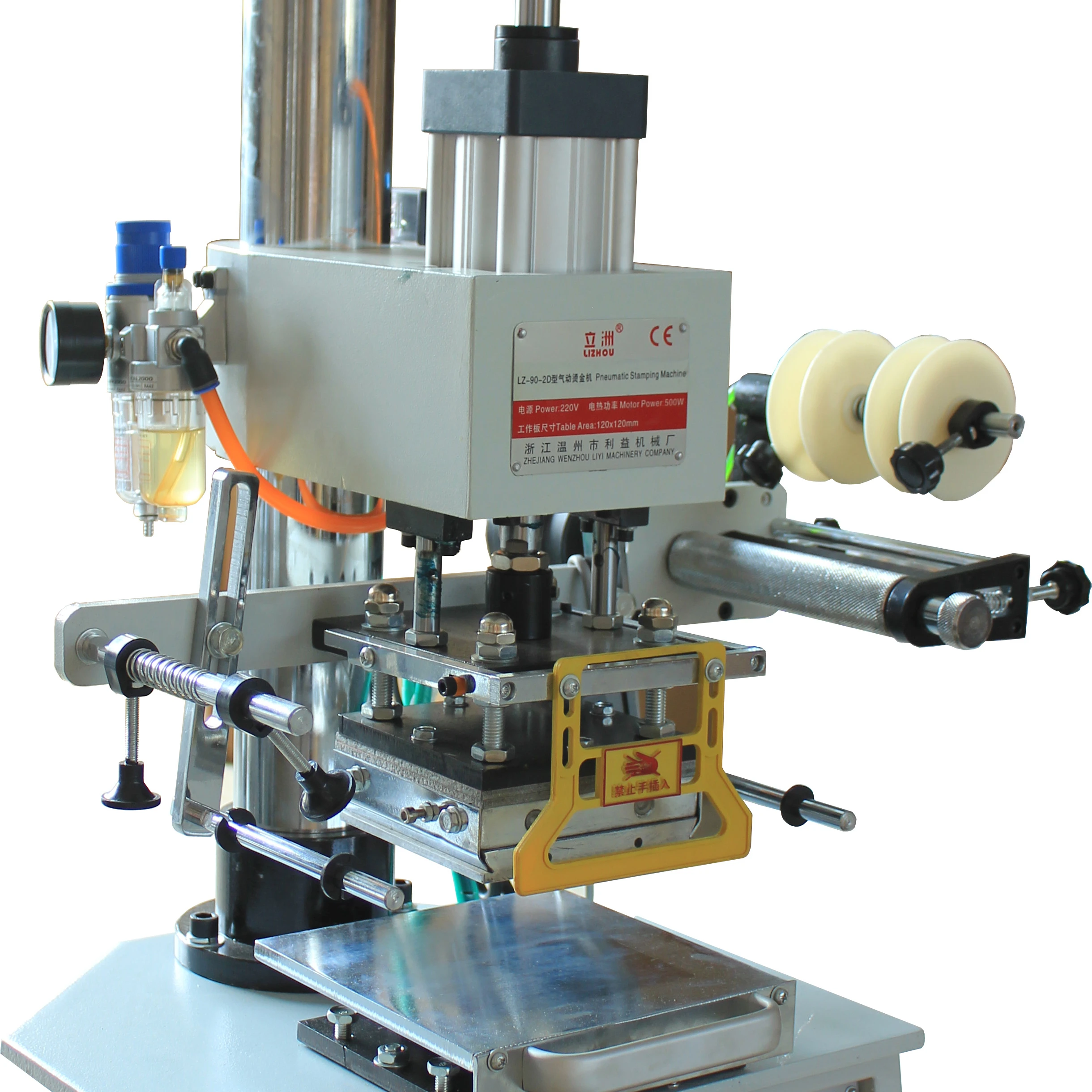 LZ-90-2D Pneumatic Heat Stamping And Drawing Machine/hot stamping machine With Low Price