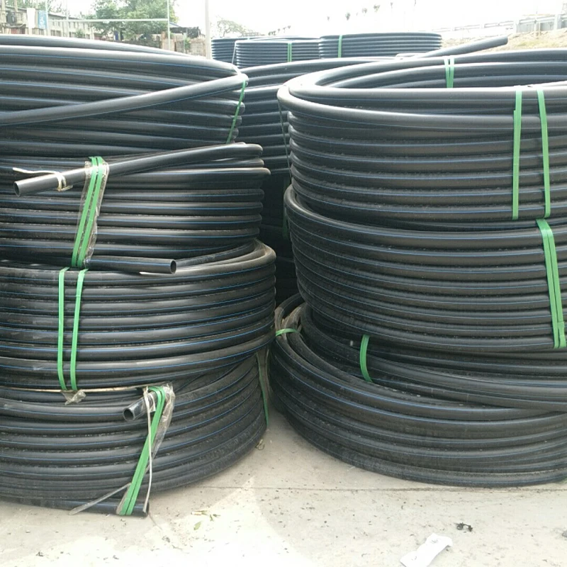 Hot Sale Black Plastic Hdpe Polyethylene Watering Pipe Coiled Pe Pipe