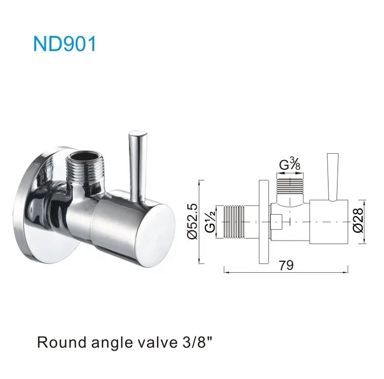 NA8208-A ванная комната и кухня кран аксессуар латунь угловой клапан