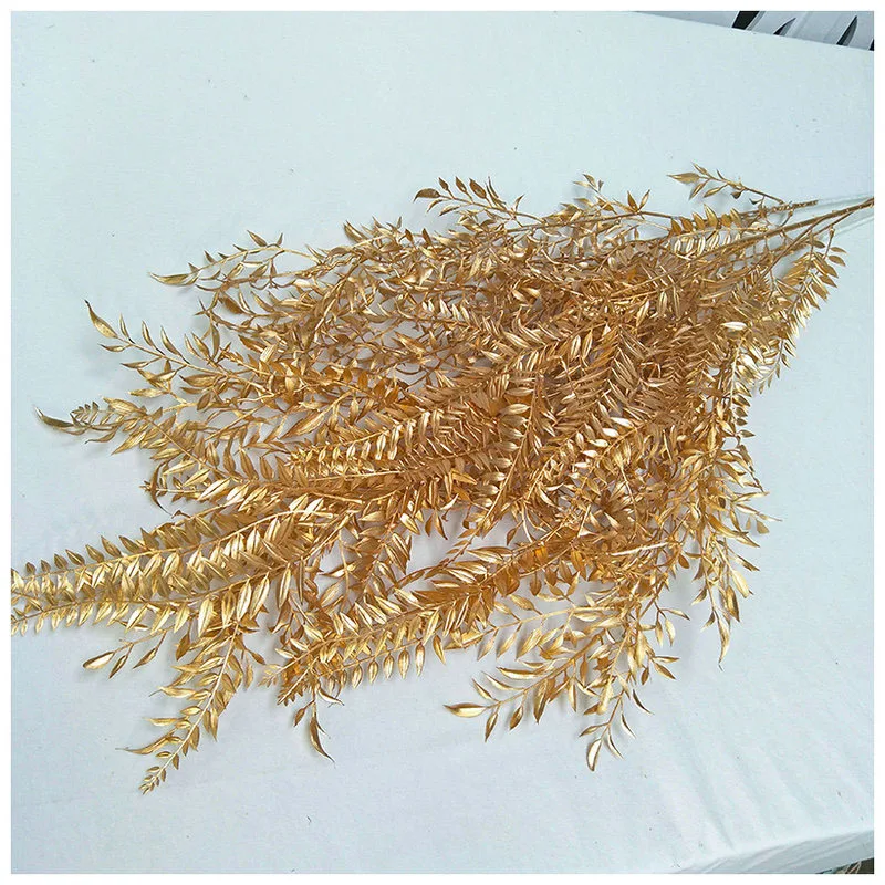 2023 New Artificial Flower Maple Leaf Phoenix Tail Wedding Decoration Handmade DIY Flower Arrangement