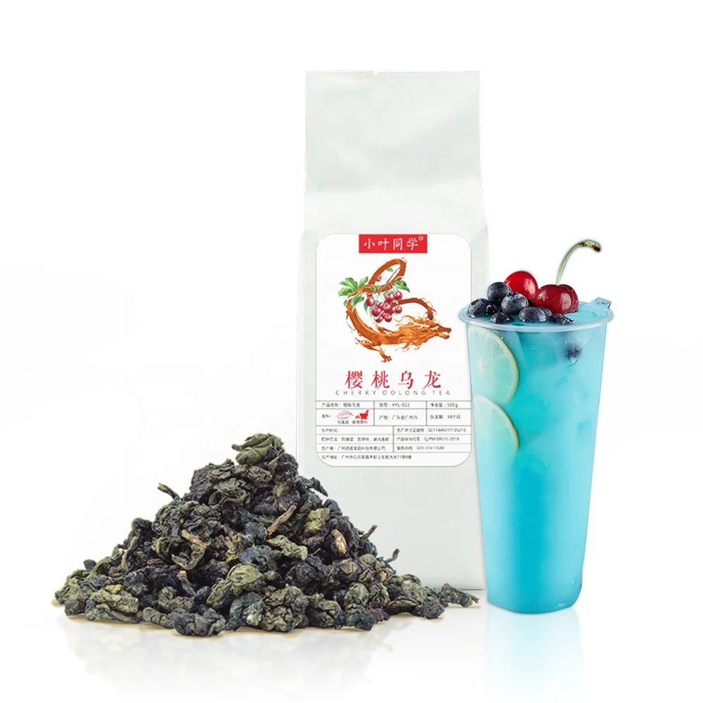 Тайвань органический Cherry невый Улун вкус чай Коко Боба жемчуг молочный пузырь чай сырье ингредиенты поставщик поставки