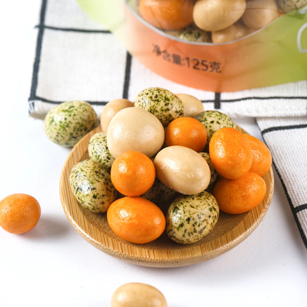 Crispy and colorful bean fish skin peanuts canned crispy fish skin bean old-fashioned crispy peanuts casual drama snacks