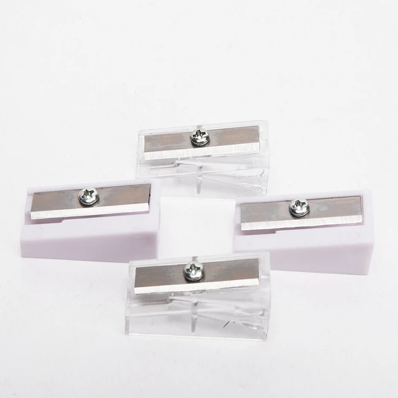 Ручная Пластиковая точилка для карандашей с одним отверстием, размер под заказ