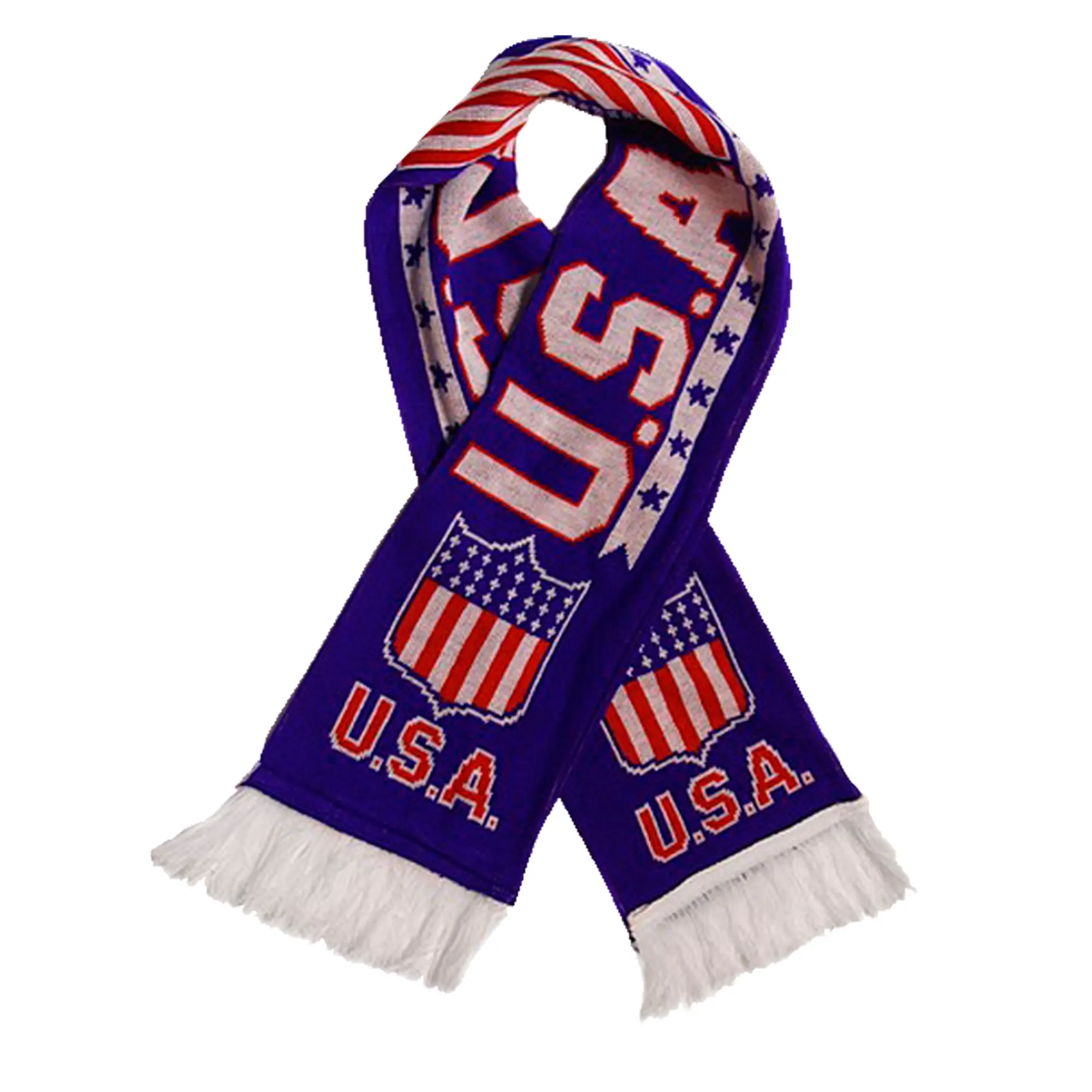 
 Стильный новейший высококачественный футбольный шарф, вязаные шарфы на шею с именем флага и другими настройками  