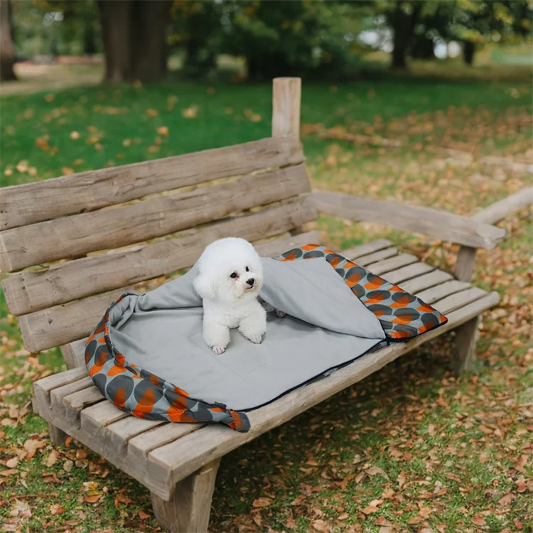 GeerDuo Pet оптом новый дизайн красочный роскошный электрический USB зимний спальный мешок для собак с нагревательным элементом