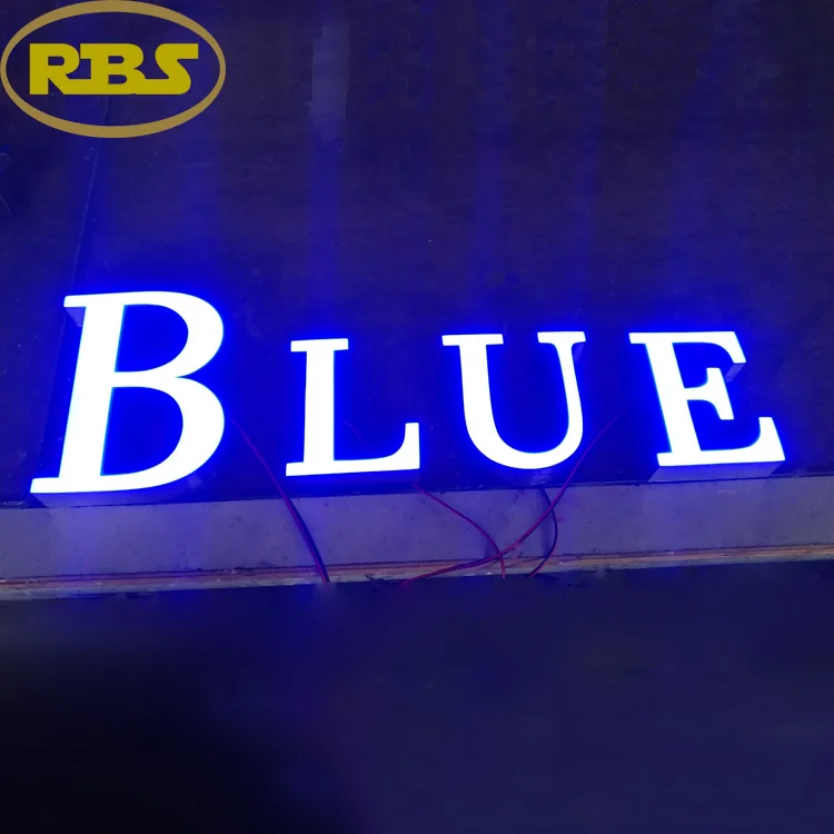 Customize Outdoor 3D LED Channel Letter Signage Illuminated Business Logo Signboard Frontlit Shop Sign With Free Design