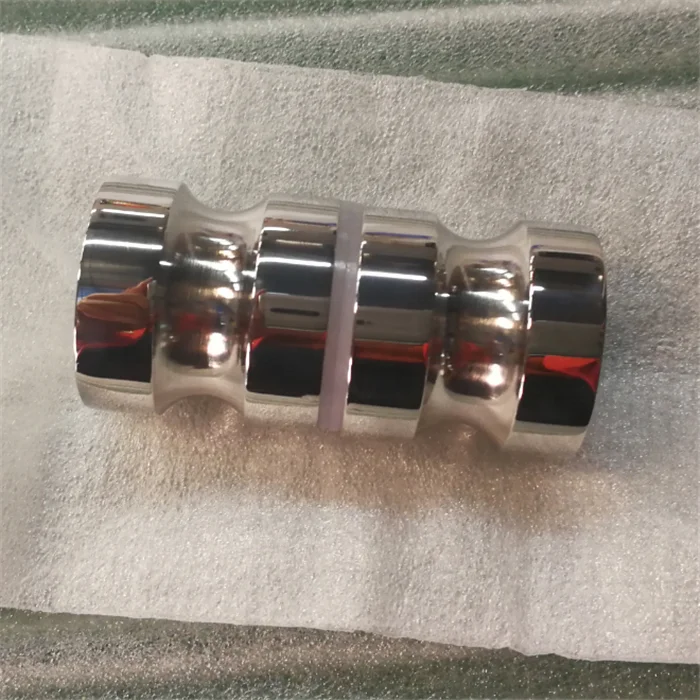 High Quality Shower Bathroom Aluminum Alloy Glass Sliding Door Chrome Knobs Handles Pull