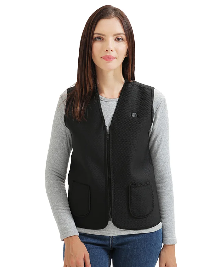 Новый дизайн 2020, электрический теплый и безопасный поставщик, мужской зимний теплый жилет с подогревом