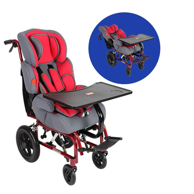 THR-CW258L Lightweight folding manual wheelchair for cerebral palsy children sale