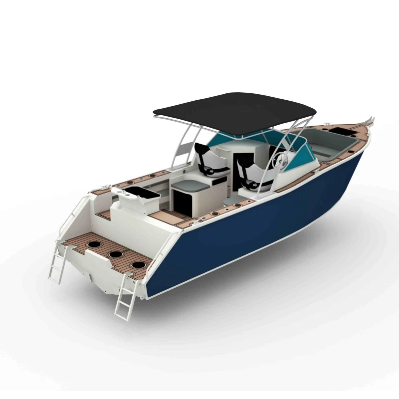 7.5m Bowrider High Speed Yacht Leisure Pleasure All Welded Aluminum Fishing Boat