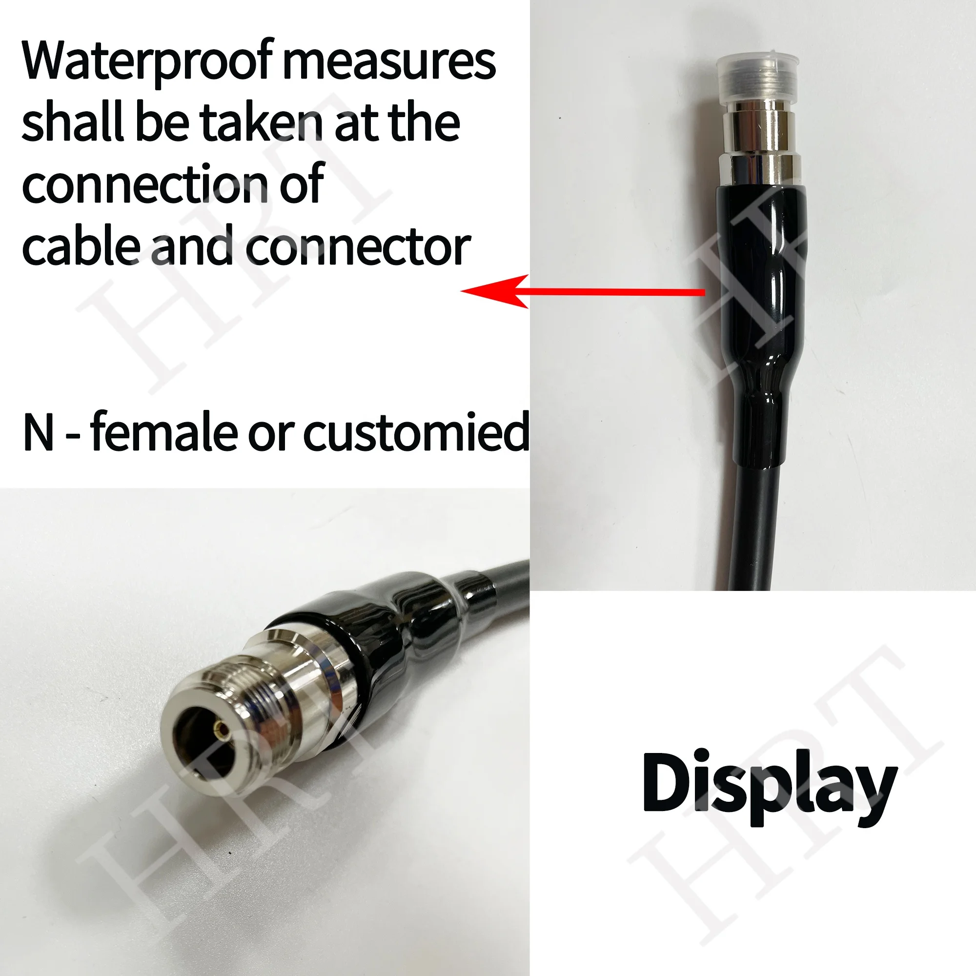 2.4G 2400-2500MHz 9dbi 5 elements Handheld Yagi communication Antenna