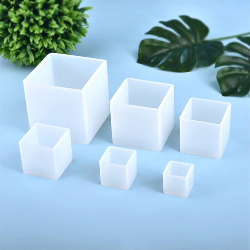 
Square Cube Silicone Mold for Resin Art Jewelry Craft 