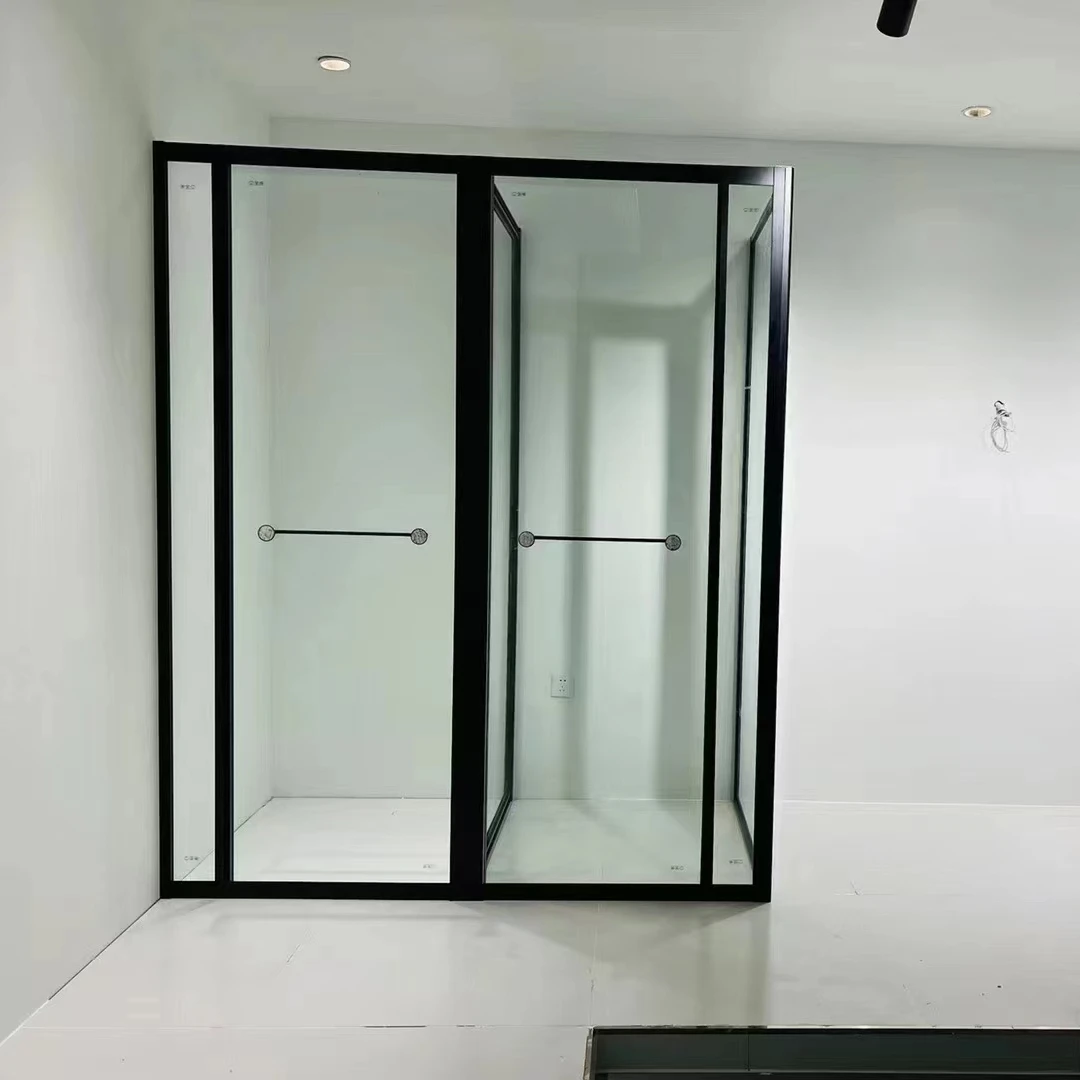 2022 Latest Design T-Type Sliding Door Glass Shower Room