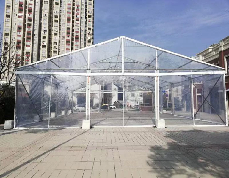 Clear roof wall transparent outdoor marquee party event wedding tent