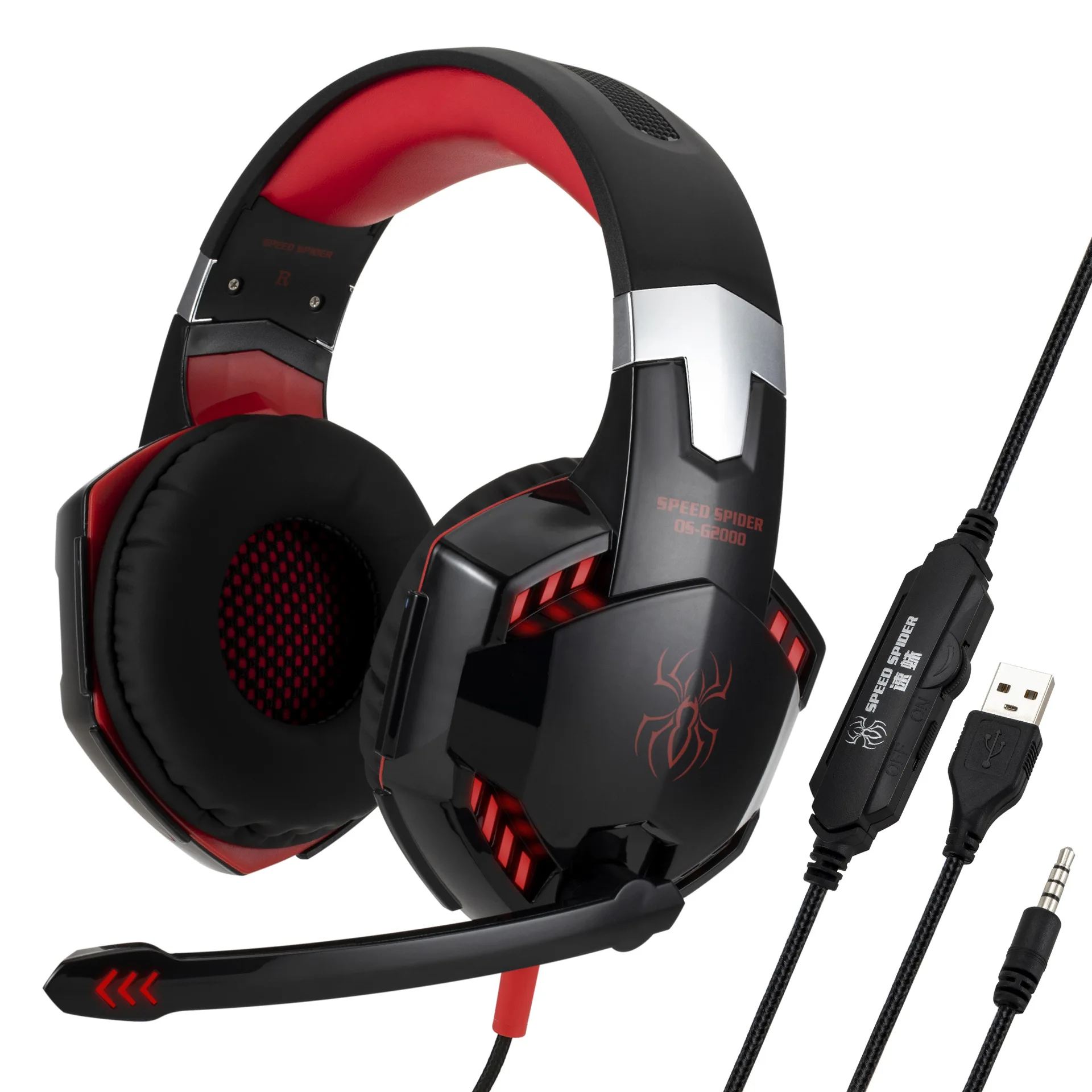 High Sound Quality G2000 Computer Gaming Game Headset Headset With Microphone Wired Eating Chicken Headset