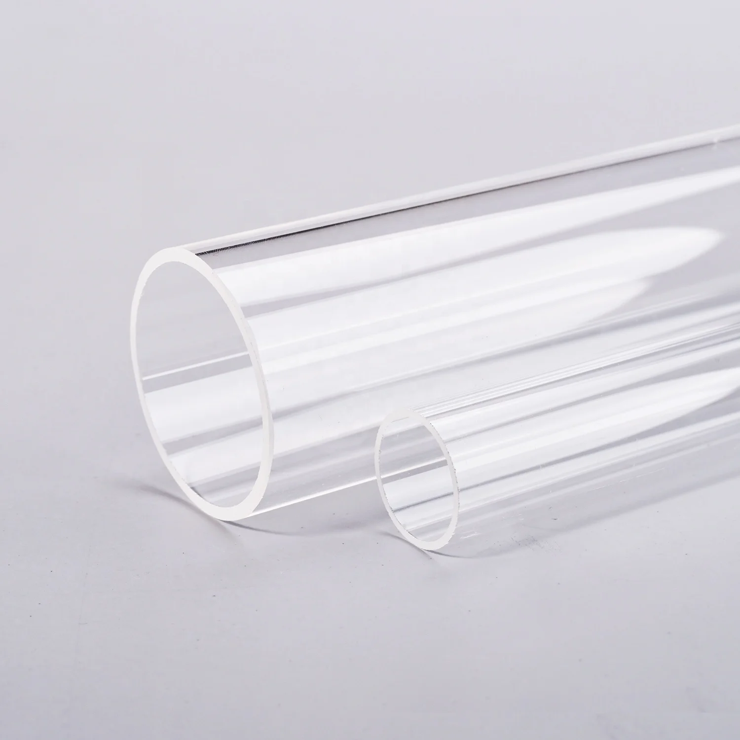 Quartz Sleeve Manufacture All dimension quartz tubes fused silica transparent quartz glass tube