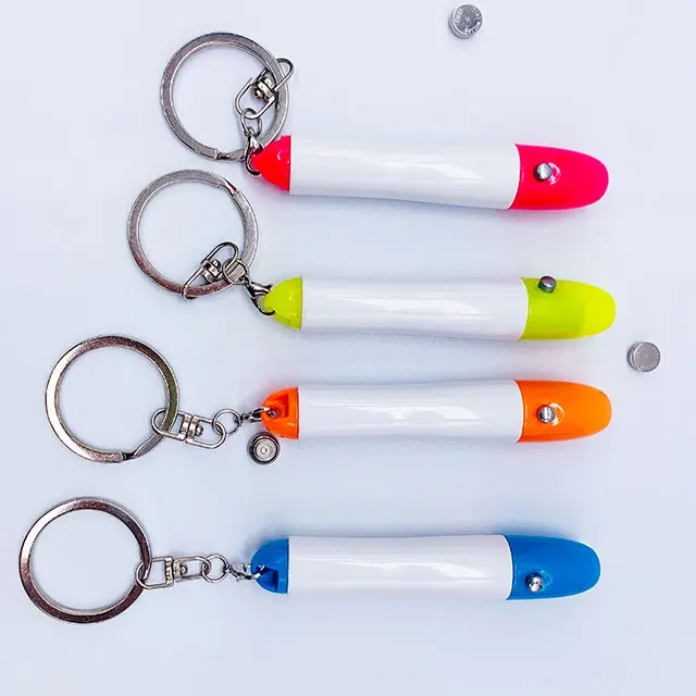 Trend 2020 Promotional gift plastic multi-function torch key chain mini UV pen laser pen