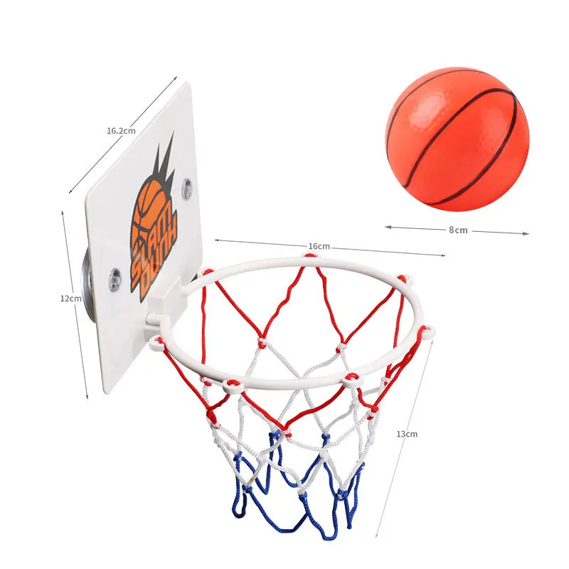 Slam Dunk Bedroom Bathroom Toilet Office Desktop Mini Basketball Decompress Game Gadget Toy For Kid