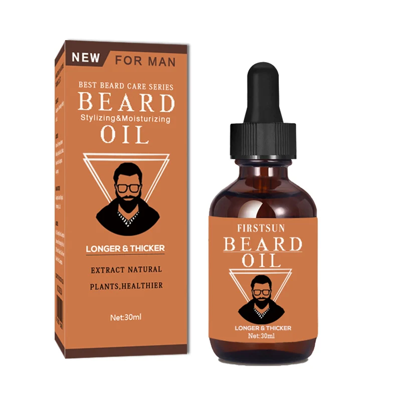 Private brand 30ml organic beard oil honey extract nourishing and smoothing beard growth oil