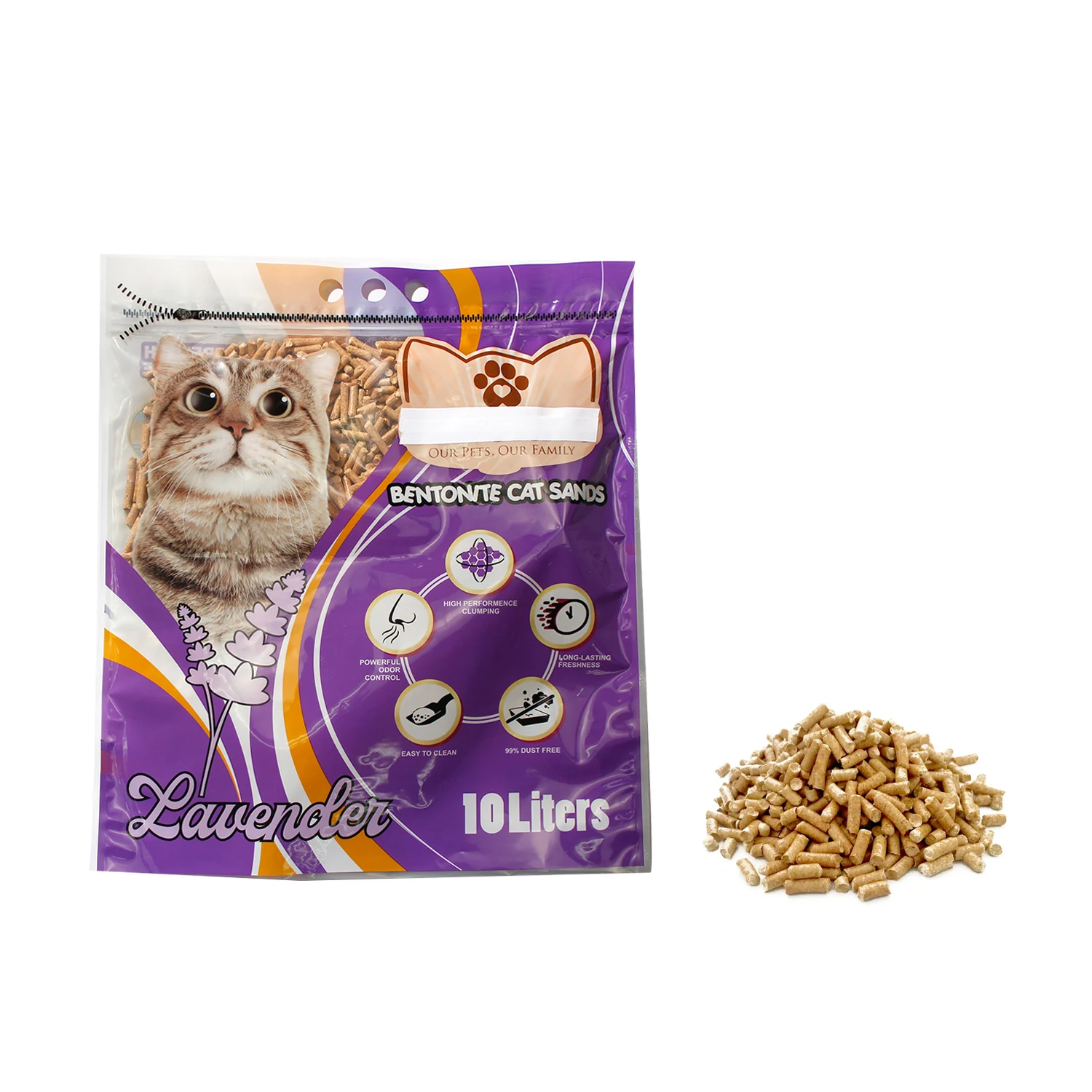 Wholesale Customized High Quality Bulk Flushable Cat Litter Tofu