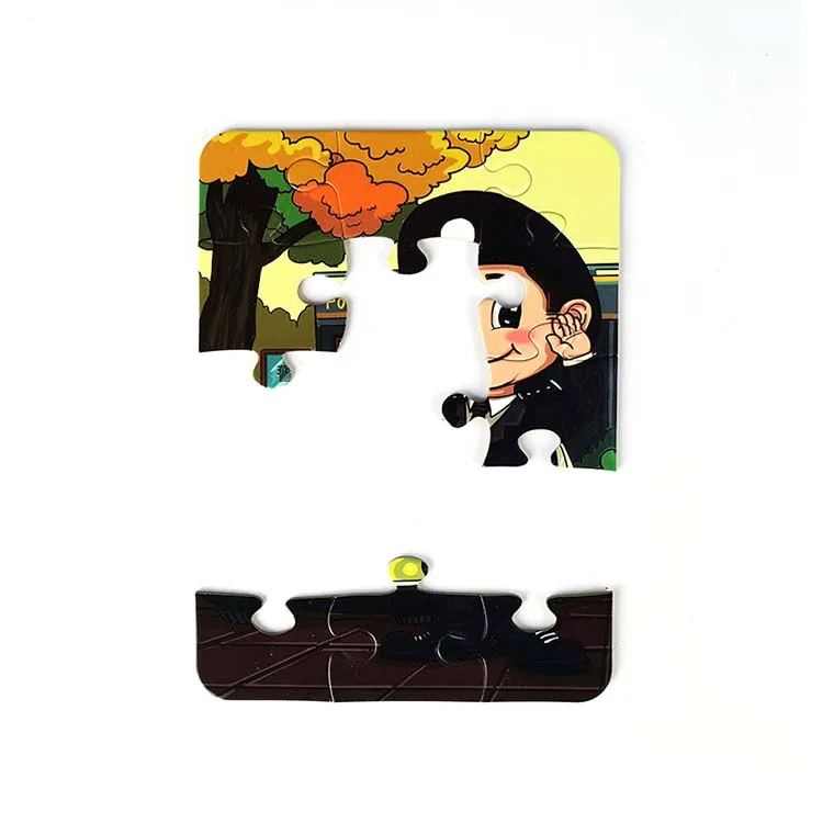 Детские развивающие игрушки полицейский 15 шт. пользовательские фирменные Puzzle Party Game 6x8 дюймов