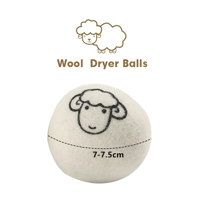 New Style Wholesale Custom Eco Organic Household Drying Clothes Washer Laundry Wool Felt Gryer Balls for Washing Machine