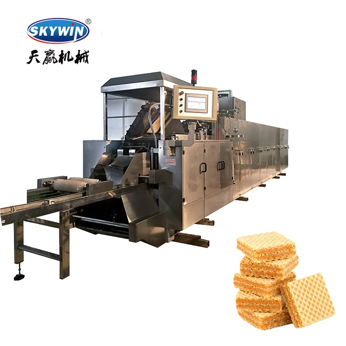 Full Automatic Chocolate Wafer Biscuit Machine Production Line