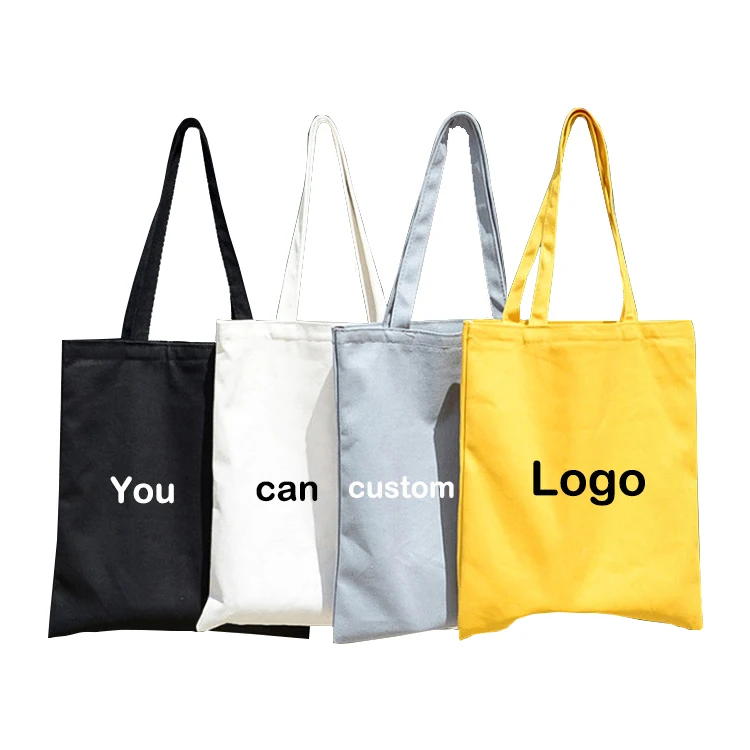 Custom Logo totebag  organic Eco friendly reusable cotton crossbody tote bag canvas shopping bag