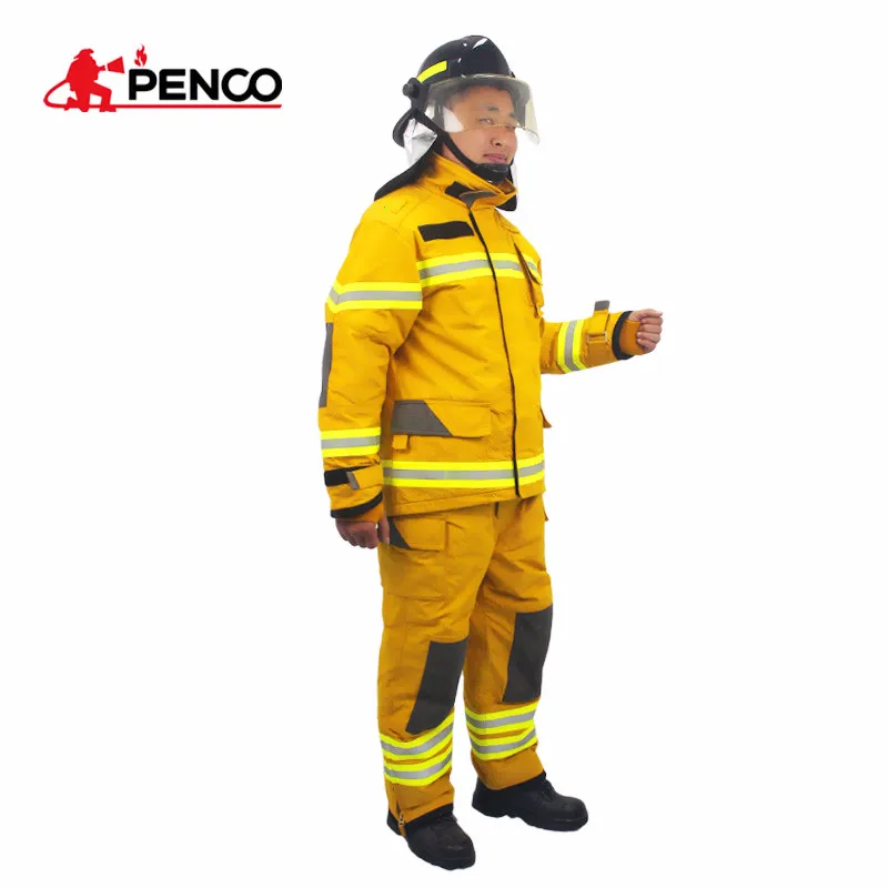 High Quality PBI Firefighter Suits Firefighting Suits with Nomex Comfort Layer