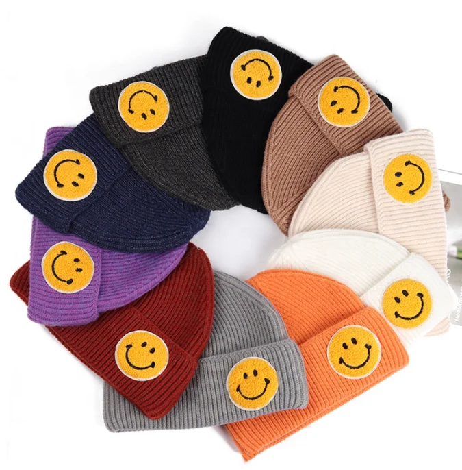 Wholesale custom high-quality embroidered logo wool Beanie Hat, knitted hats