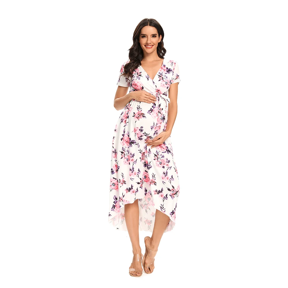 New Fashion Soft Summer Maternity Breastfeeding Nursing Dress
