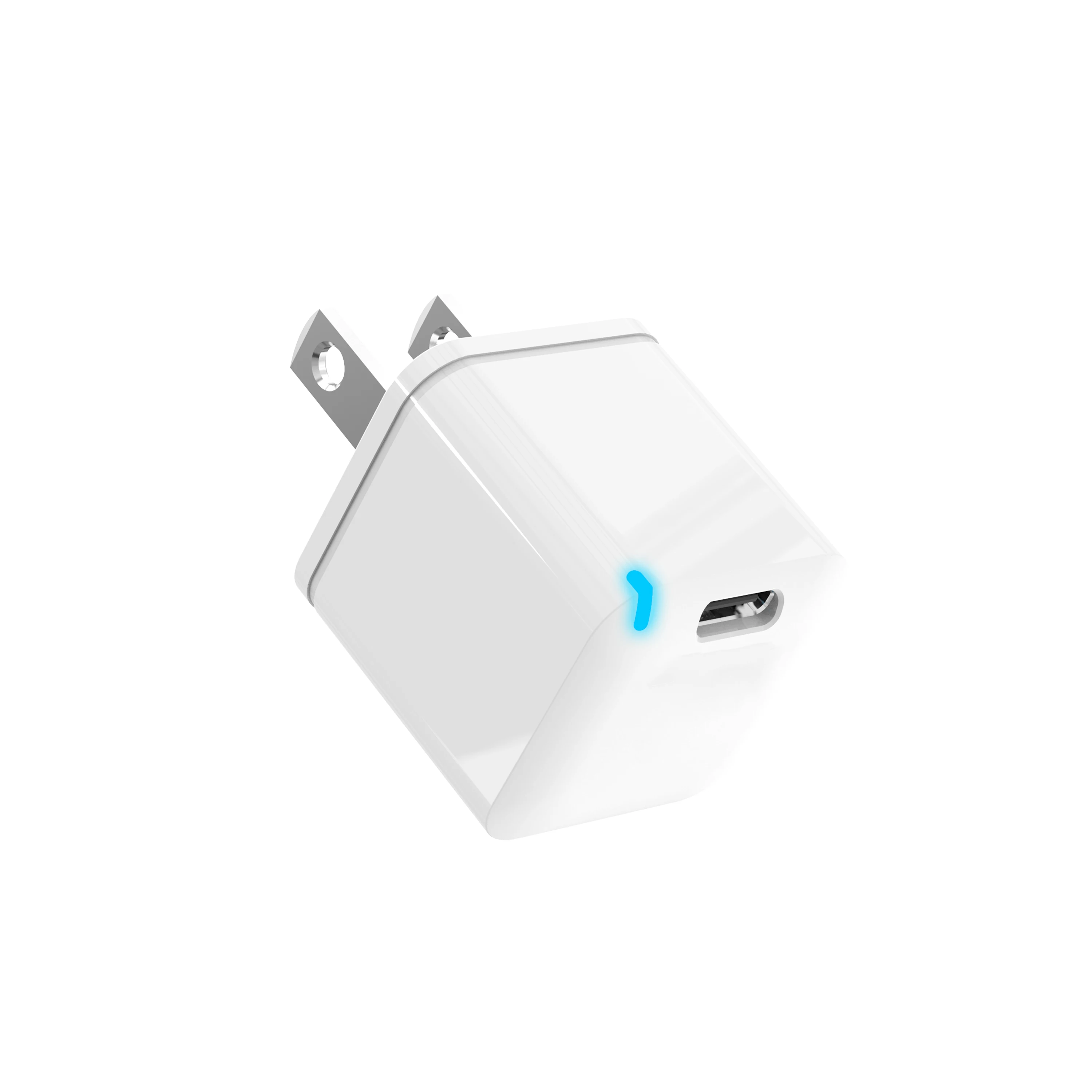 Маленькое и новейшее 20 Вт настенное быстрое Pd20w адаптер для путешествий Mini Mobile Type-c C двойное Usb Pd зарядное