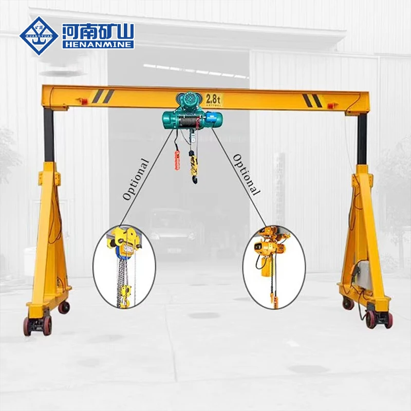 China Supplier Direct portable 10 Ton Gantry Crane with Competitive Price