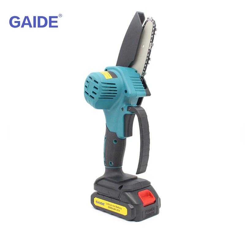 GAIDE breshless 88v  cordless chainsaw moter with two battery