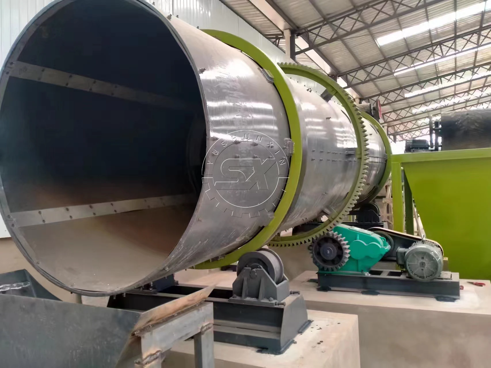 10 ton per hour organic fertilizer production line granule organic fertilizer production line