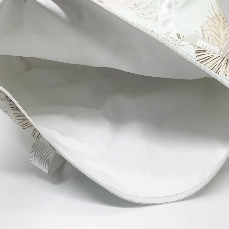 New Arrival Large ECO Friendly Printed Dupont Shopping Bags Washable Tyvek Paper Folding Tote Bag